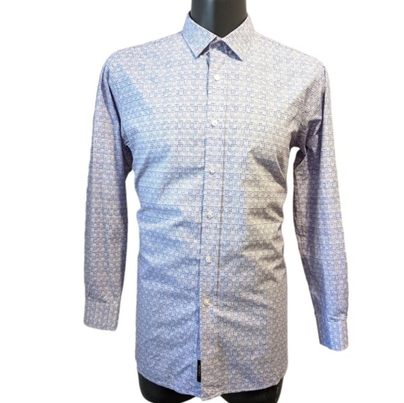 ZINGAL Riche paisley print button front shirt large - Picture 2 of 10